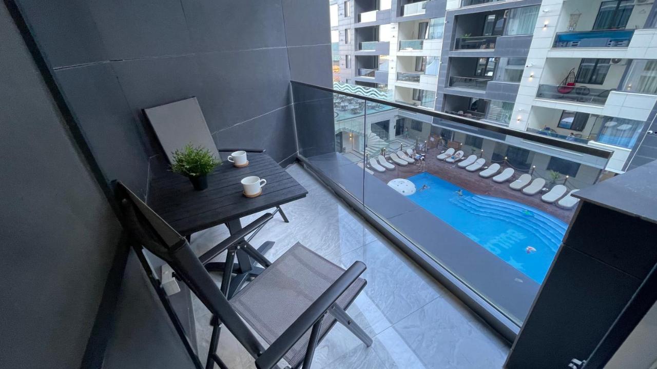 Seaview Deluxe Double Studio - Beachfront Resort Năvodari Buitenkant foto